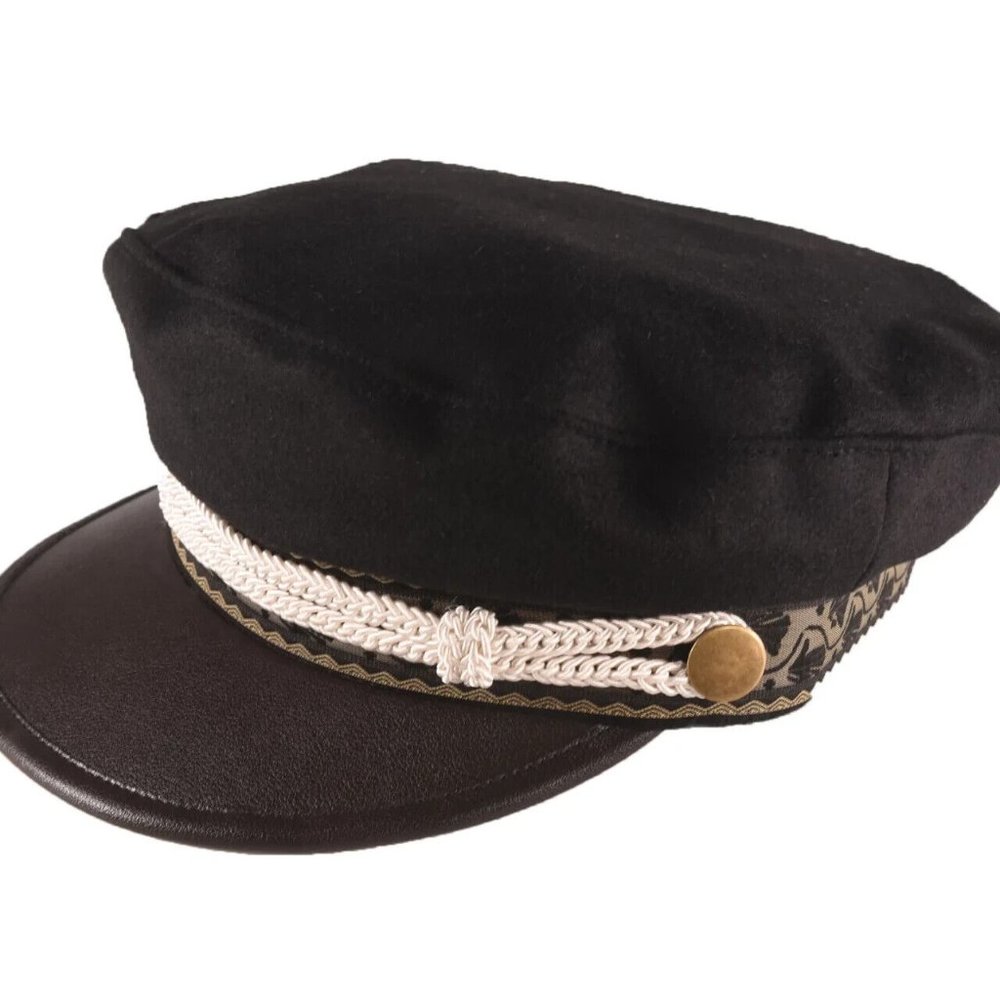 NEW The Suede Bowie Hat by Fallen Broken Street Millinery Custom Made Cap M/L